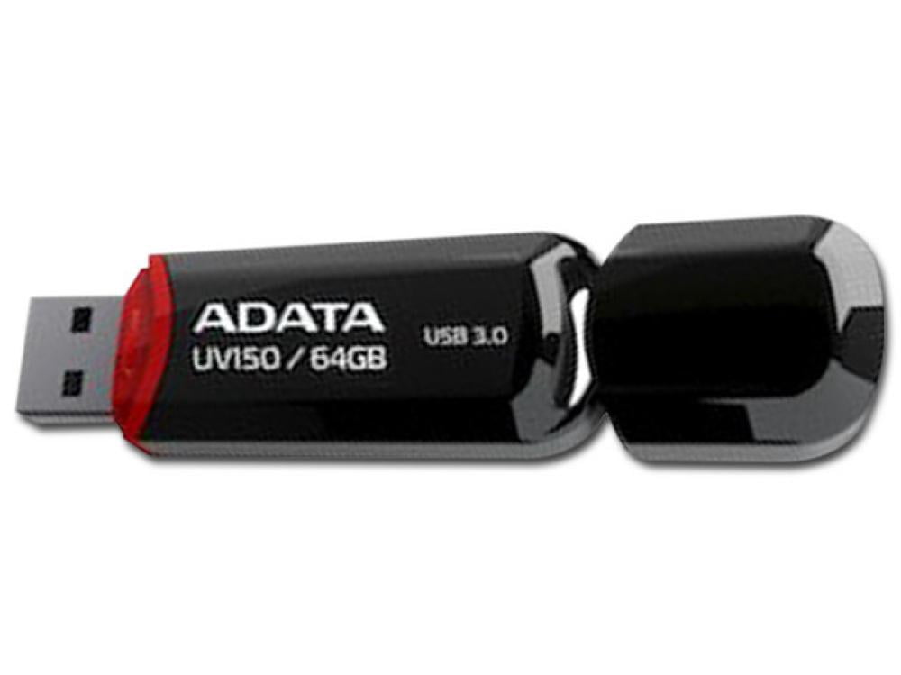 Unidad Flash USB 3.0 ADATA UV150 de 64 GB. Color Negro. Adata ADUSB 64G ...