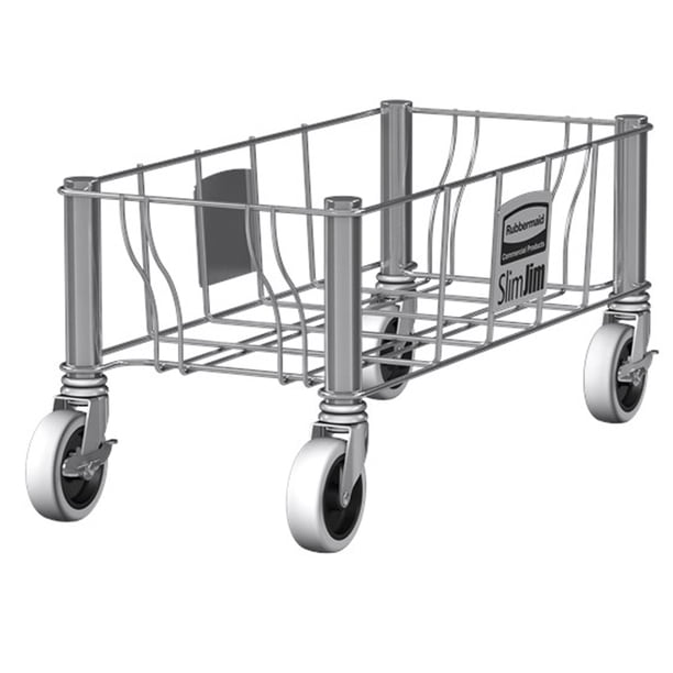 Plataforma con Ruedas Contenedores Slim Jim Rubbermaid Rubbermaid Slim