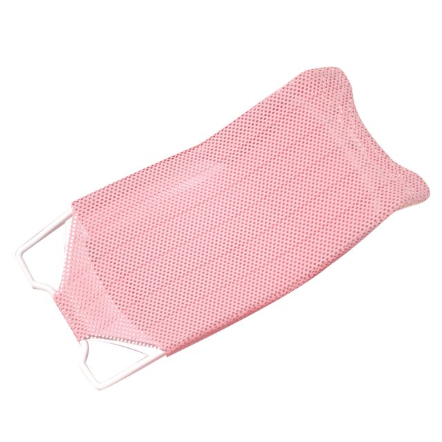 Asiento De Baño Ajustable Para Bebé, Rojo De Soporte, Cojín De Malla Antideslizante, Portátil Para Recién Nacidos Y Niños Pequeños