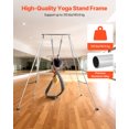 thumbnail image 2 of Estructura de soporte para yoga VEVOR, soporte para columpio con carga máxima de 140 kg, soportes para dominadas con estructura triangular, soportes para telas aéreas con altura ajustable, 2 of 9