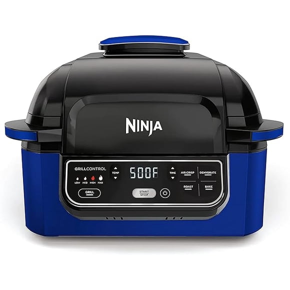 Freidora Ninja AG302H 5 en 1 con freír, asar, hornear y deshidratar color azul