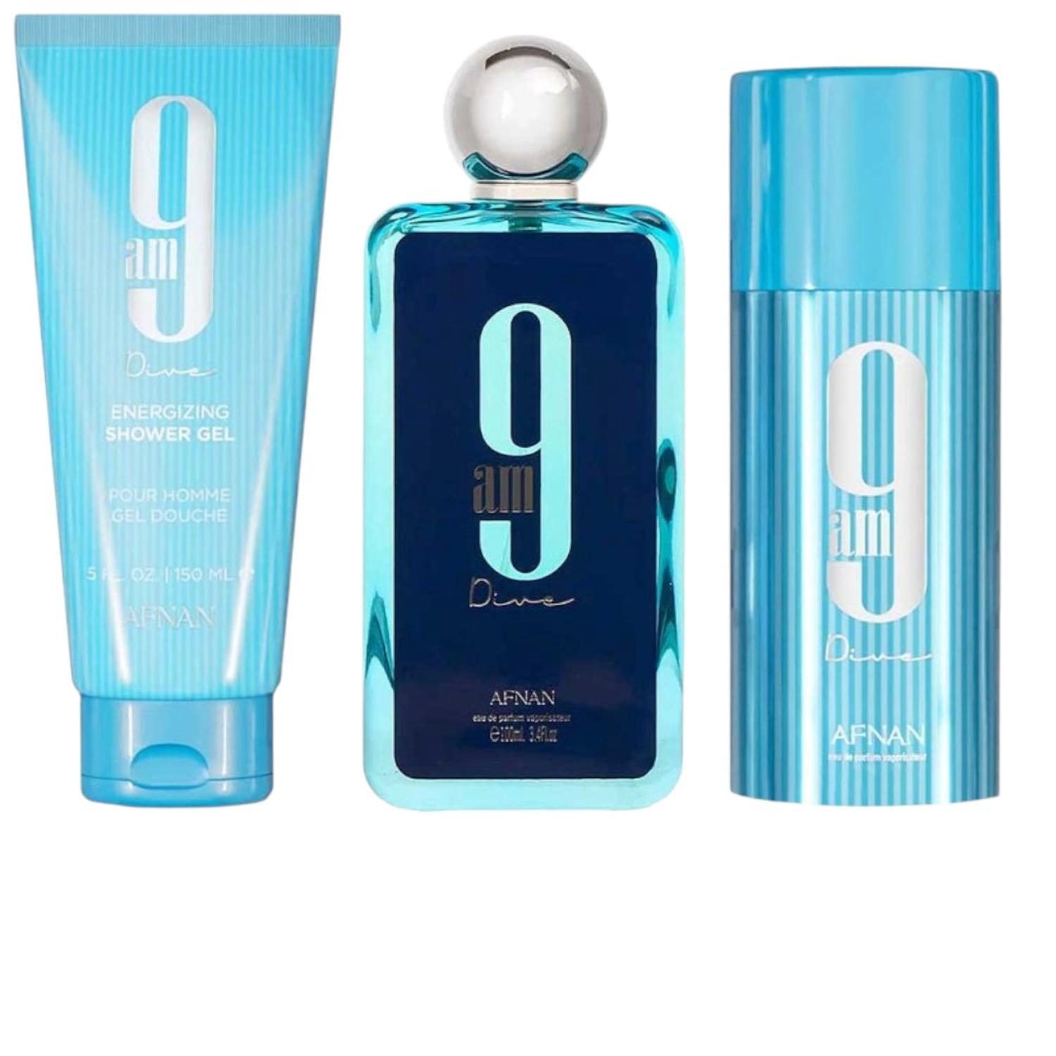 AFNAN 9 AM DIVE 100 ML Set 3 Piezas