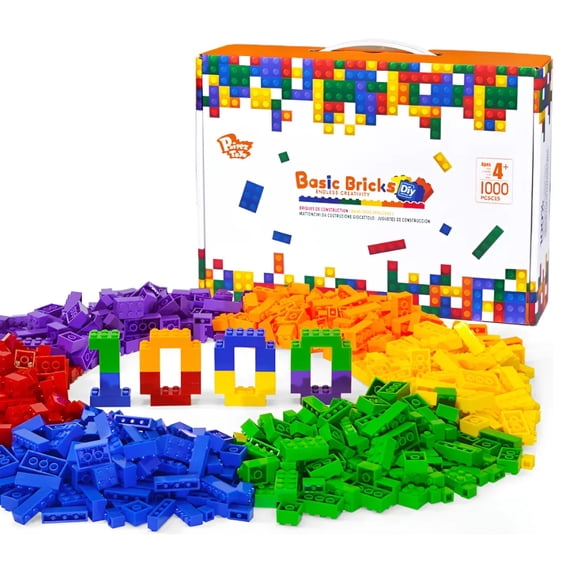 Set De Bloques De 1000 Piezas, Colores Clásicos, Universal