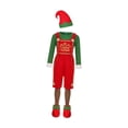 thumbnail image 2 of Disfraz de elfo navideño para adultos, con calcetines, accesorios para fotos, conjunto de ropa Para hombres M, 2 of 9