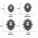 thumbnail image 4 of Cuadro Decorativo de Metal con Diseño CARA JESUS Mediano, 4 of 4