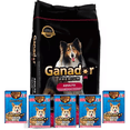 thumbnail image 1 of Alimento para perro Ganador Premium adulto razas medianas y grandes 20 Kg con 5 Sobres Ganador de 100 g, 1 of 2