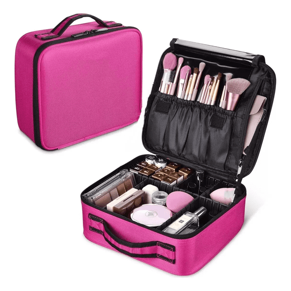 Estuche Organizador De Maquillaje De Viaje Para Cosméticos Xtellar rosa