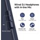 thumbnail image 4 of Audífonos OneOdio Over Ear Pro-10 para DJ con cable Azul Marino, 4 of 4