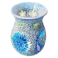 thumbnail image 3 of Quemador de Aceite Advancent Vidrio Brillante Azul, 3 of 5
