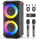 thumbnail image 1 of Bocina JYX Altavoz Bluetooth Portátil con 2 Micrófonos y Luces DJ para Fiestas T27-T, 1 of 10