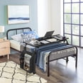 thumbnail image 3 of Mesa sobre cama ajustable con ruedas - altura 24"-35" - bandeja lateral de madera - superficie inclinable - capacidad 159 kg - ideal para hospital o casa, 3 of 8