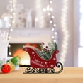 thumbnail image 3 of Trineo de Navidad con planta de simulación decoración navideña para la mesa decoraciones para el hogar de vacaciones, 3 of 8