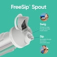 thumbnail image 2 of Botella de agua Owala FreeSip de acero inoxidable con aislamiento 1 litro, 2 of 21