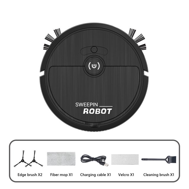 Sweeping Robot USB Charging Sweeping Mopping Suction Three In One Vacuum Cleaner Household Gifts Small Appliances