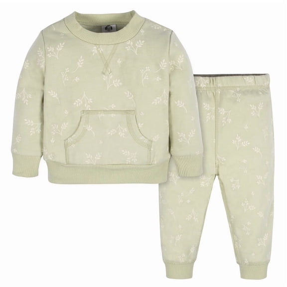 Set Sudadera y Pants Gerber Niña Talla 24 Meses
