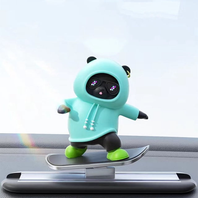 Car Bear Ornaments Cute Scooter Power Bear Car Interior Supplies Home Decoration Supplies