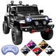thumbnail image 1 of Camioneta eléctrica Montable para niños JOYKOO Control remoto Luz 12v Negro, 1 of 7