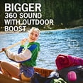 thumbnail image 2 of Ultimate Ears WONDERBOOM 3, pequeño altavoz Bluetooth inalámbrico portátil, sonido de 360 ​​grados de graves grandes para exteriores, impermeable, a prueba de polvo IP67, flotante, alcance de 131 pies, 2 of 5