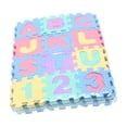 thumbnail image 2 of Tapete de juego de rompecabezas, tapete de juego de espuma con número de alfabeto, tapete de juego de espuma de rompecabezas educativo multicolor de, 2 of 9