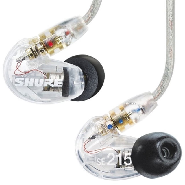 Audífonos SE215-CL Shure Intraural Audio Personal Ergonómico Shure Cable con Tecnología Kevlar