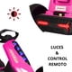 thumbnail image 2 of Montable Electrico Go Kart para Niños Largo Ajustable Luz 12v - Rosa, 2 of 8
