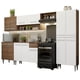 thumbnail image 1 of Cocina Integral Madesa Emilly 293cm Marrón/Blanco Madesa Emilly Cocina Integral Mueble de Cocina, 1 of 9