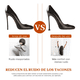 thumbnail image 4 of "15 Pares Protector De Tacones Jardin Cubre Tacon Antidesliza Belug,  Transparentes y Negros ", 4 of 5