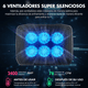 thumbnail image 2 of Base Enfriadora Para Laptop Con 6 Ventiladores De Computador Xtellar negro, 2 of 4