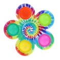thumbnail image 2 of Fidget Toy Spinner Toynk Pop con 5 botones, forma de arcoíris, 2 of 8