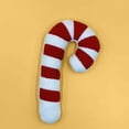 thumbnail image 3 of Cojín navideño con forma de bastón de caramelo | Cojín decorativo rojo y blanco con forma de menta | Cojín decorativo de felpa suave para sala de estar, dormitorio y oficina, 3 of 5