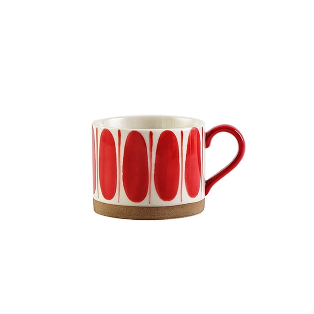 Billuyoard Taza de agua de cerámica a la moda, taza de café con leche, tazas de té para beber, botella de cumpleaños para el hogar, interior, oficina, Teteras tipo 4