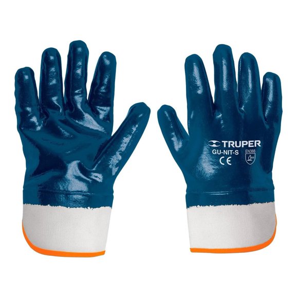 Guantes Algodon Truper Recubierto Con nitrilo Unitalla