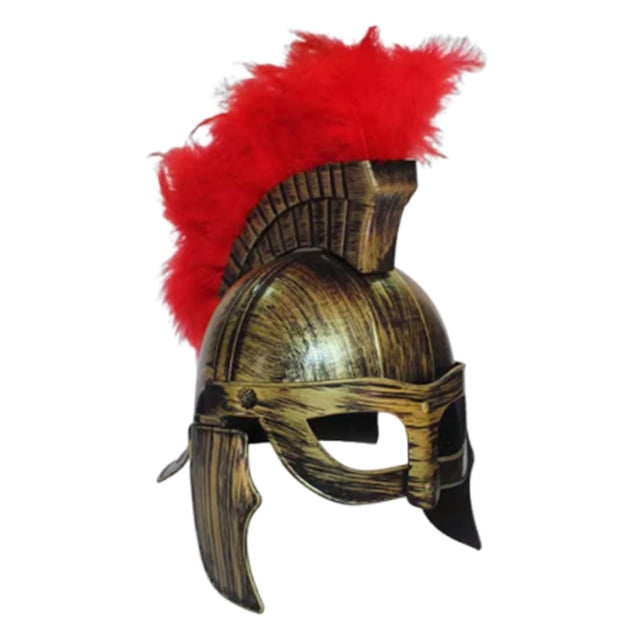 Cascos de guerrero , casco de caballero , regalos de juego de simulación griegos, sombrero medieval, casco de caballero romano para Estilo B