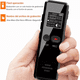 thumbnail image 2 of Grabadora De Voz Digital,64gb Grabadora Reducción De Ruido NEGRO, 2 of 5