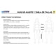 thumbnail image 3 of Bata De Laboratorio Blanca Para Hombre 38" 7372 WonderWink, 3 of 3