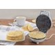 thumbnail image 2 of CucinaPro Mini Máquina Eléctrica para Hacer Pizzelles, Hace 1 Waffle Italiano Tradicional Personal de Tamaño Pequeño de 4 Pulgadas en Minutos, Prensa de Hierro Antiadherente con Receta, Galleta de Pos, 2 of 5