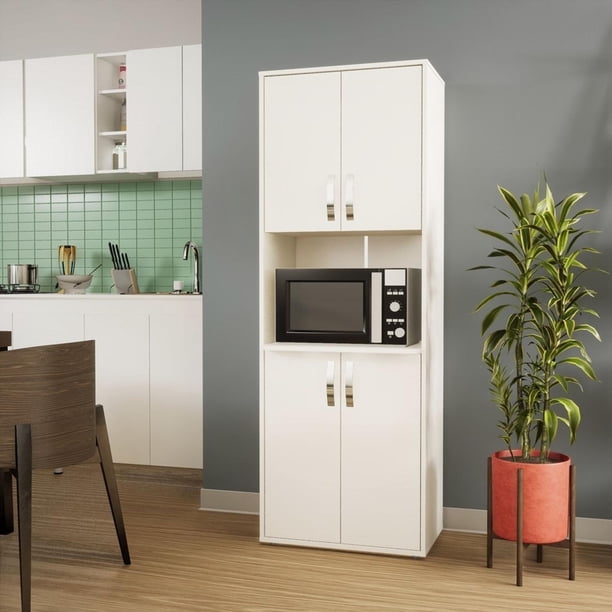 Mueble Alacena Maderkit Practimac tablero de aglomerado blanco