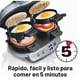 thumbnail image 5 of Sandwichera Doble para Desayuno Hamilton Beach 2 Sándwiches 1200W Reacondicionado, 5 of 9