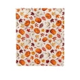 thumbnail image 2 of Xihbxyly Manta de Calabaza Otoñal, Cálida y Suave Franela, Acogedora Atmósfera Otoñal, Multiusos para Sofá o Cama, Perfecta para Acción de Gracias o Halloween, Tamaño 100 X 70 Cm., 2 of 6
