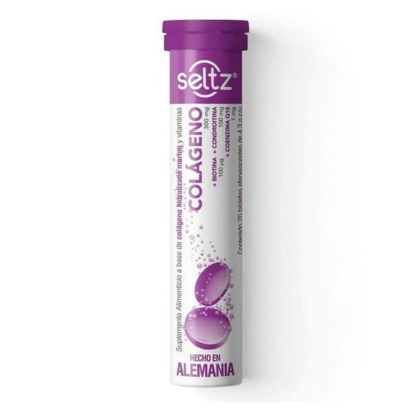 Colágeno Seltz 20 tabletas efervescentes de 4.3 g c/u