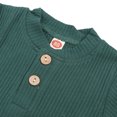 thumbnail image 4 of M Buder Conjunto de Body de Manga Larga para Bebé Suave Agradable para la Piel Ropa de Algodón Verde 80cm, 4 of 9