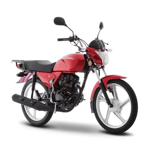 Motocicleta De Trabajo ITALIKA FT125 TS Rojo Negro