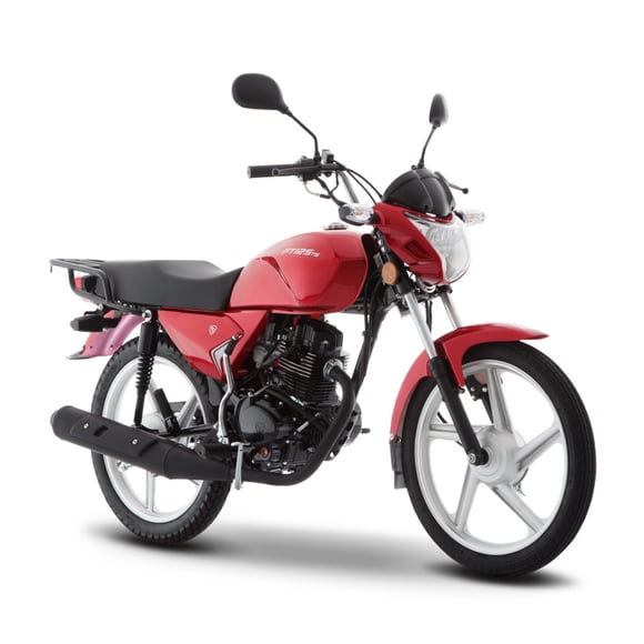 Motocicleta De Trabajo ITALIKA FT125 TS Rojo Negro