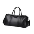 thumbnail image 3 of Bolsa de viaje deportiva para gimnasio, para adultos, con correa de hombro ajustable negro, 3 of 9