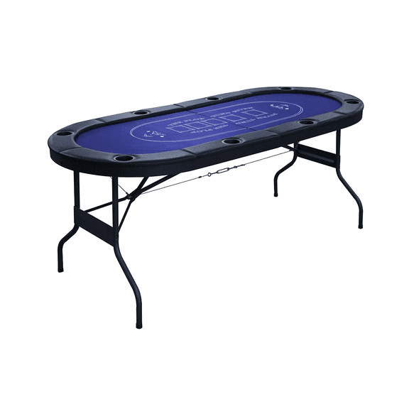 Mesa de Poker y Casino Azul, Profesional Plegable Vanlig: 8 Jugadores con Sistema de Nivelación (SUS-7232 ) Precio de venta $ 3,789.00 MXN Precio habitual $ 4,399.00 MXN