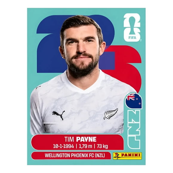 Album Panini Mundial Fifa 2026 Stickers Nzl De Nueva Zelanda