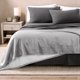 thumbnail image 2 of Bare Home Manta de Cama de Felpa Sherpa Mullida y Suave, Reversible, Liviana, Tamaño Twin/Twin XL, Gris Claro, 2 of 6