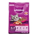 thumbnail image 1 of Alimento Seco para Gatos Adultos Whiskas® 4 en 1, 100% Nutrición Completa y Balanceada – Sabor Mix de Proteínas 3kg, 1 of 9