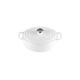 thumbnail image 1 of Le Creuset Signature de hierro fundido esmaltado Oval holandés francés horno, 2 3/4 Quart, blanco, 1 of 8