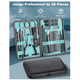 thumbnail image 2 of Set de Manicura Multifuncional Belug 28 Pcs Estuche Verde/Negro, 2 of 5